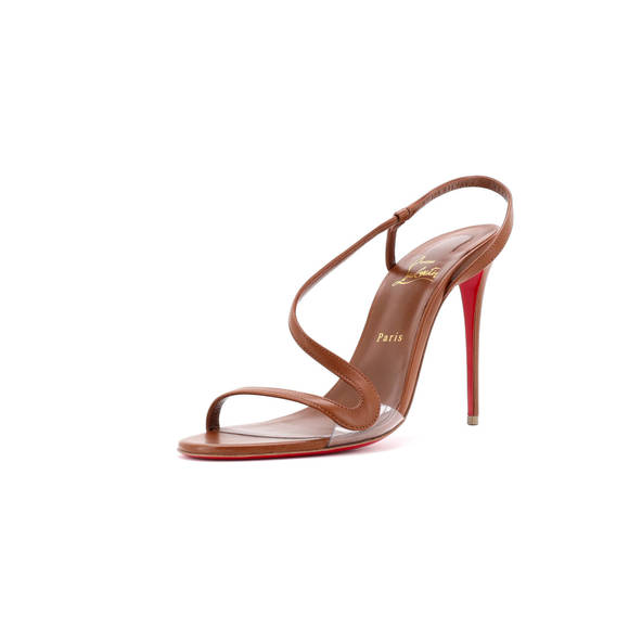 Christian Louboutin Shoes - Christian Louboutin 100 Women's Rosalie Slingback Heeled Sandals Leather